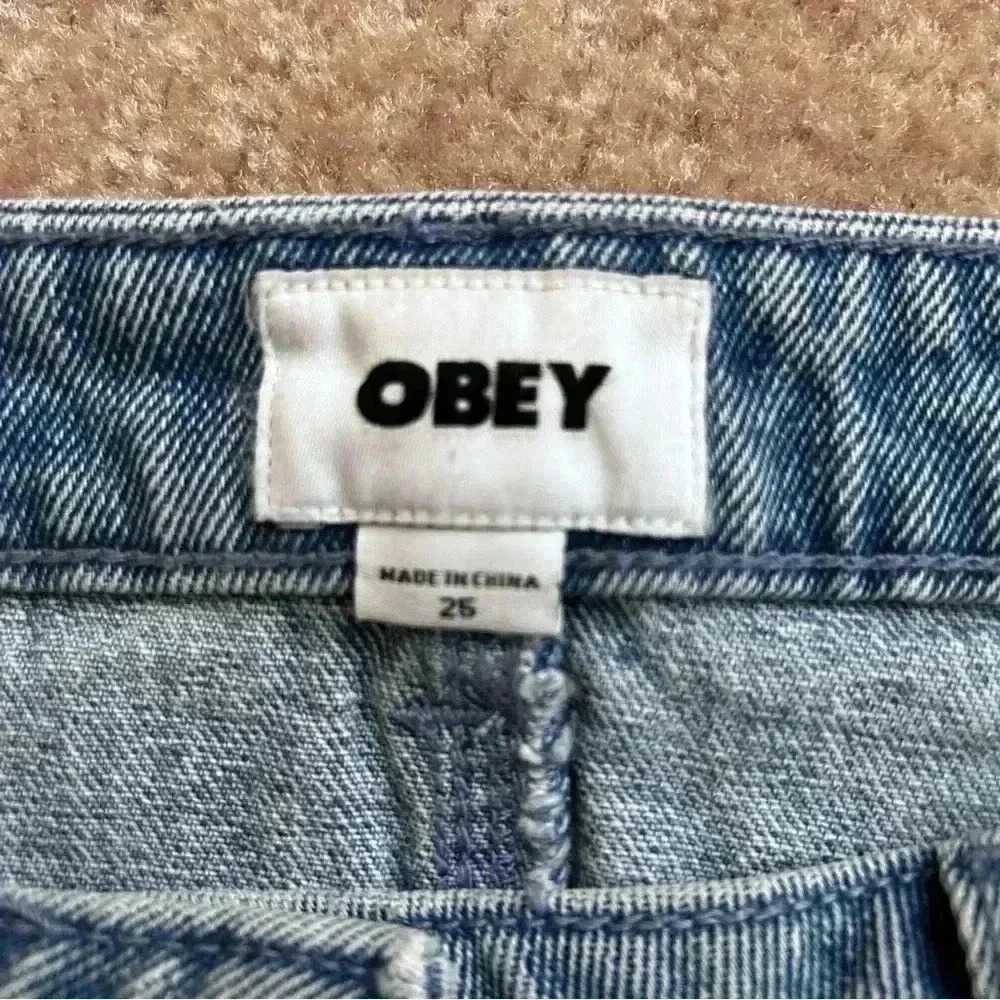 Obey Denim Mini Skirt - Picture 4 of 5